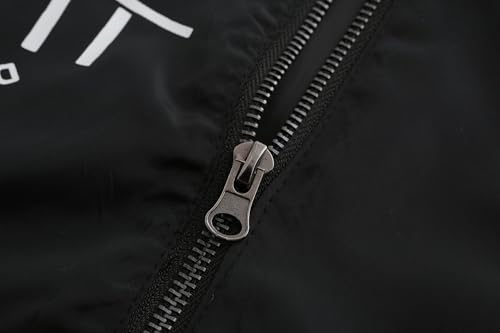Image of perdontoo Mens Casual Windbreakers Lightweight Drawstring Hooded Jackets