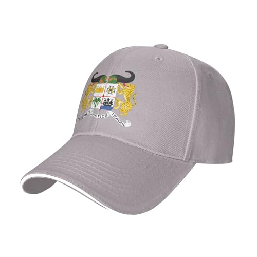 Casquette De Baseball Bénin Emblème Casquette De Camionneur Emblème National Bénin Brodé pour Le Camping La PêChe Les Sports De Plein Air