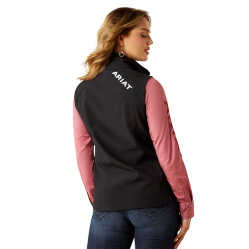 Ariat Women's Black & Southwest Softshell Vest2