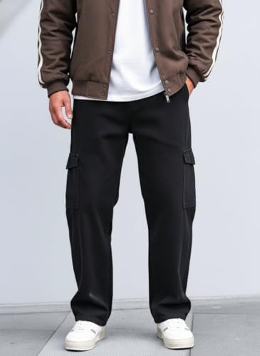 Image of ODDMONKEY Men Jeans || Cargo Jeans for Man ||Cargo Pant for Man || Jeans for Men || Men Cargo Pants || Straight Fit Jeans for Men