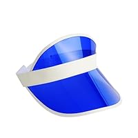 Bramble Unisex Blaue Sonnenvisiere – 1er Pack, Einheitsgröße – Perfekt für Sport, 80er Jahre Kostüme, Festivals, Partys