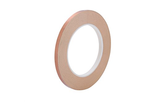 1.25 Mil Stained Glass Copper Foil Tape With Conductive Adhesive (7/32Inch X 36Yards) #TOP4