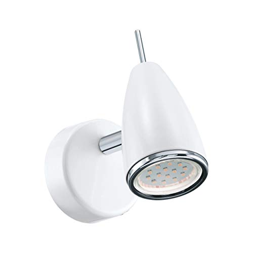 Preisvergleich Produktbild EGLO Leuchten "RICCIO 2" LED Wandspot, 1-flg. GU10, Weiß / Chrom