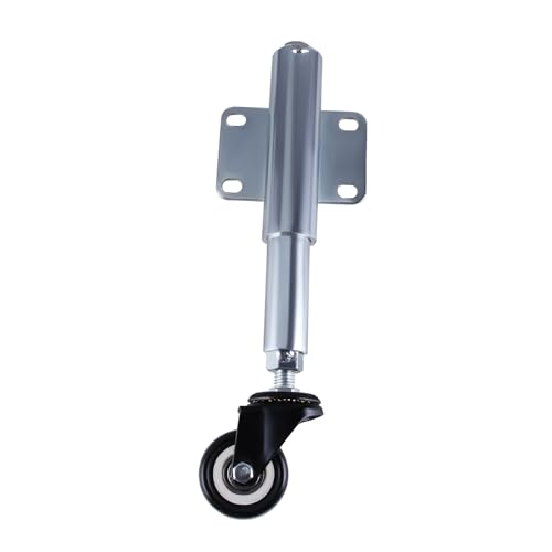 KITISUNI キャスターホイール 2インチ スプリング式ゲートキャスター スプリング式回転ドアホイール 耐久性の高い回転キャスター