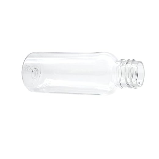 10 ml/15ml/20ml/30 ml rellenable Pet Plástico Transparente Botella de aceite esencial con Negro Tapa Pack de 6