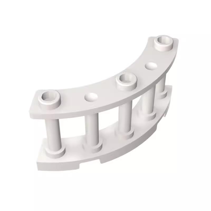 21229 Ornaments Fence Spindled 4x4x2 Quarter Round with 3 Studs, 50 PCS — image 1