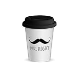 GRUSS & CO 44416 Becher to go mit Motivdruck "Mr Right"