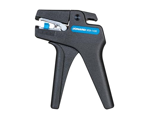 Jonard Tools WSA-1430 Professional Grade Self-Adjusting Automatic Wire Stripper & Cutter Pro for 14-30 AWG Solid and Stranded Wire