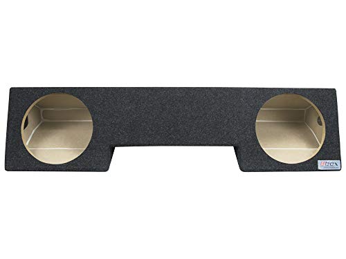 Bbox Single 10 Inch Subwoofer Sealed Enclosure - Fits 2002-2018 Dodge Ram Quad Cab - Carpeted Car Subwoofer Boxes & Enclosures - Subwoofer Box Improves Audio Quality, Sound and Bass - Charcoal