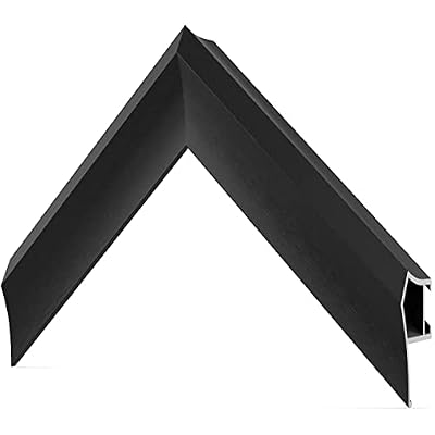 Anodized Black Prismatic 65 Alloy Deco TV Frame - Compatible ONLY with Samsung The Frame TV and Pro TVs (Fits 2021-2026, LS03A, LS03B,LS03C,LS03D,LS03FA,LS03FW)