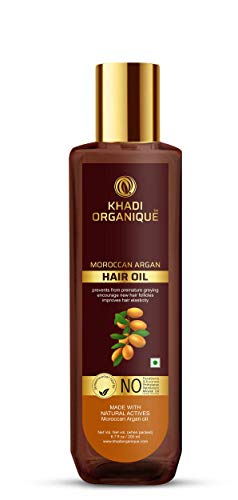 Image of Khadi Organique Moroccan Argan Premium Kit Shampoo, Conditioner And Oil For Healthy Hair