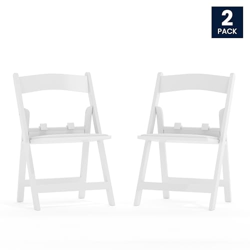 Flash Furniture HERCULES Kids Folding Chairs with Padded Seats | Set of 2 White Resin Folding Chair with Vinyl Padded Seat for Kids by Flash Furniture - Image 3