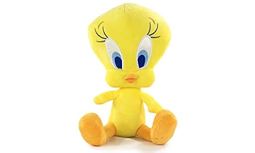Play by Play Looney Tunes - Peluches Looney Tunes Sitting Calidad Super Soft (30cm, Piolín) | Ya disponible en tu tienda friki favorita! En mundofriki.es!
