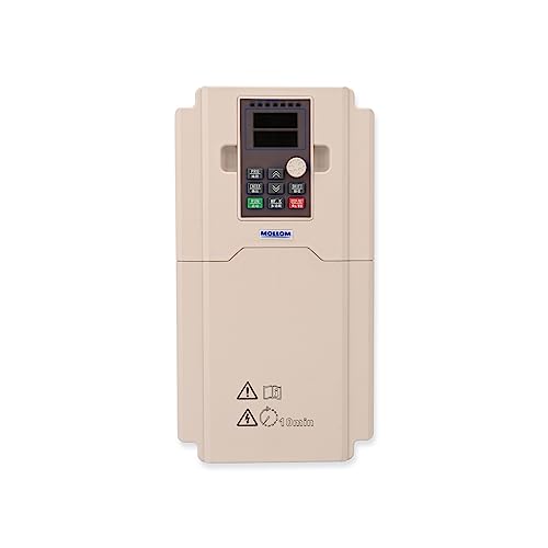 MOLLOM VFD 11KW 15HP 45A 220V Single or Three Phase Input to 3 Phase 0-3000 Hz Output Variable Frequency Drive Control Inverter for Spindle Motor CNC Speed Control