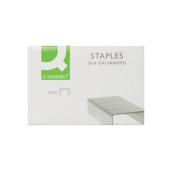 Q-Connect Staples 26/6mm (Pack of 5000) KF27001 (10)