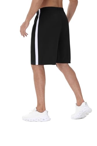 Men's Basketball Shorts with Pockets Athletic Running Shorts Workout Training Gym Shorts2