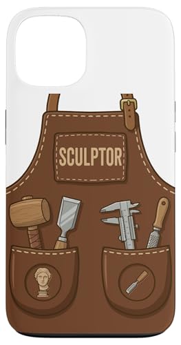 Sculptor Stone Carving Clay Artist Apron Halloween Costume Case for iPhone 13