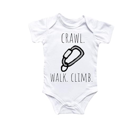 Rock Climbing Bouldering - Baby Boy Girl Clothes Infant Bodysuit Funny Cute Newborn 4