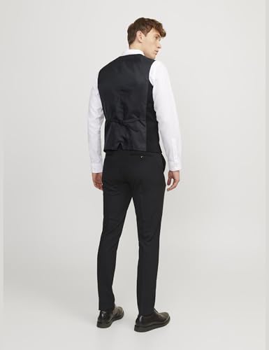 Jack & Jones SOLARIS WAISTCOAT MEN Tailored Waistcoat,Black,54