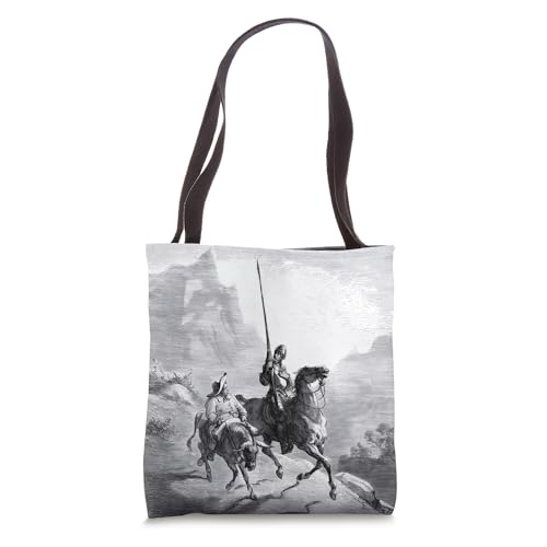 Don Quixote and Sancho Setting Out Tote Bag miniatura 1