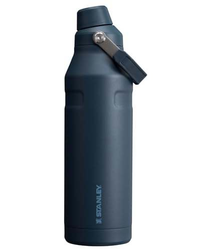 Image of Stanley IceFlow Fast Flow Water Bottle 50 oz | Angled Spout Lid | Lightweight and Leakproof for Travel and Sports | Insulated Stainless Steel | BPA-Free | Navy