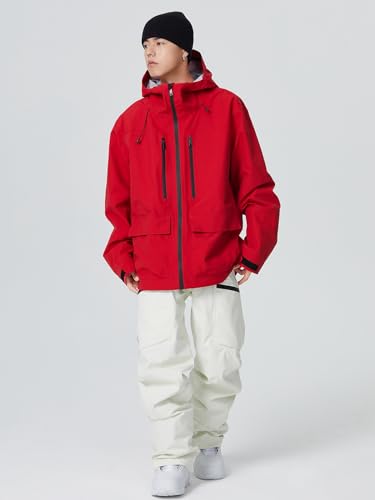 Mens Ski Jacket Insulated Waterproof Snow Warm Coat Snowboard Hiking Mountain Outdoor4