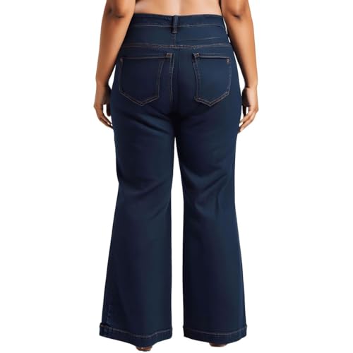 Jessica Simpson Women's True Love Trouser Wide Leg Jean3