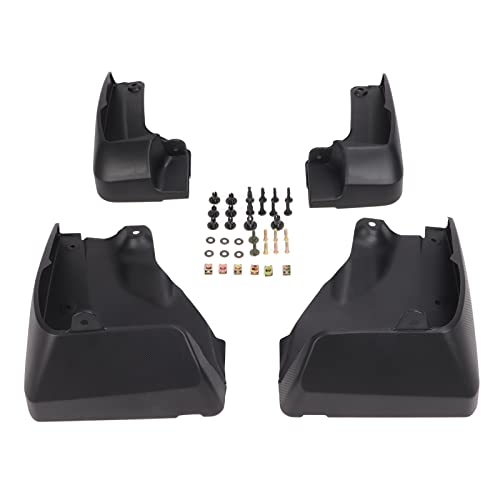 Image of Fydun 4pcs Splash Guards Mud Flaps ABS Black Wheel Mudguard Mudguards J101SSJ000 Replacement for Forester 2019‑on