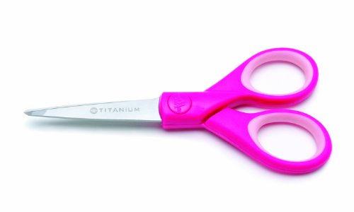 Preisvergleich Produktbild Westcott 15145 Titanium Super Softgrip Schere, 13 cm, rosa