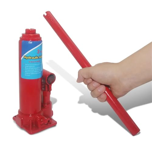 Cric hydraulique vertical 3 tonnes pour un levage de voiture sécurisé