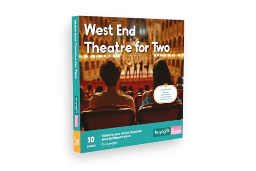 Buyagift West End Theatre Gift Experiences Box for 2 – World-Class London Shows