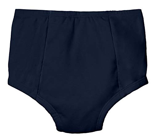Image of City Threads Boys & Girls Training Underwear Pants Panties Underpants for Potty Training Kids Toddlers - All Cotton For Sensitive Skins SPD Sensory Friendly Clothing, Navy, 18 /24m