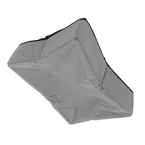 Arenero plegable portátil para gatos color gris miniatura 6