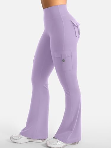 Image of YEOREO CoreFlex Women Workout Flare Leggings