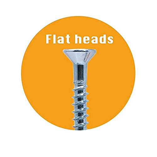 DIY.TK Wood Screws Sets Flate Head Phillips Driver，6#8#10#，150pcs