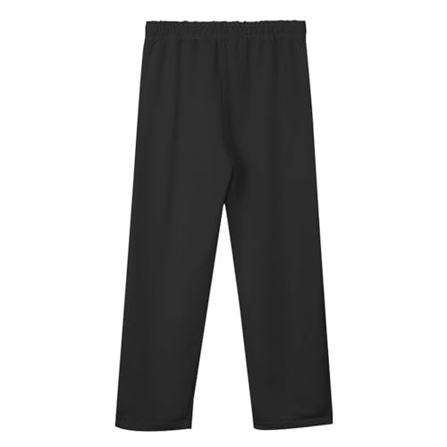 Men's Casual Pants Loose Fit Comfortable Everyday Wear Button Front Plain Design Trousers for Fall Winter Season4