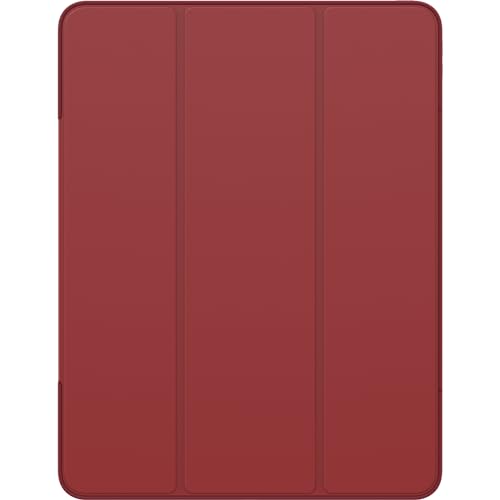 Image of OtterBox - Symmetry Series 360 Elite Case for 12.9 inch iPad Pro 3rd-6th Gen, Scratch-Resistant Tablet Case with Folio and Apple Pencil Holder (Harvard Red)