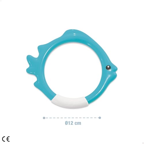 Miniatura 5 de Intex Aros Sumergibles Con Forma De Pez Para Jugar En La Piscina, 12 Cm De Diámetro Multicolores 55507