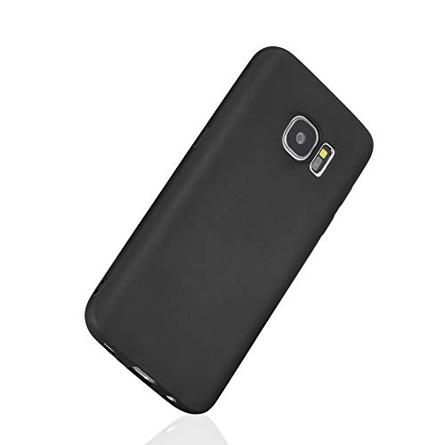Technext020 Galaxy S7 Black Case, Galaxy S7 Case Silicone Protective Back Cover Slim Fit Samsung Galaxy S7 Bumper #TOP3