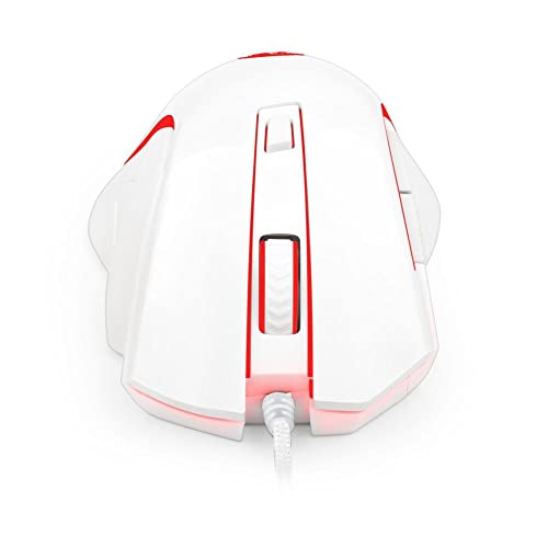 MOUSE GAMER REDRAGON NOTHOSAUR BRANCO - M606W glide