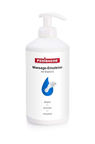 PEDIBAEHR - Emulsión de masaje con vitamina E y bomba de 500 ml