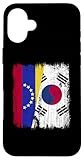 Venezuela, Südkorea, halbe Flagge, venezolanisch, Südkoreanisch Hülle für iPhone 16 Plus