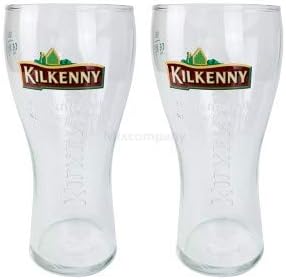 Kilkenny Bier Bierglas Glas GläserSet – 2x Biergläser 0,5l geeicht Kilkenny Bier Bierglas Glas GläserSet – 2x Biergläser 0,5l geeicht