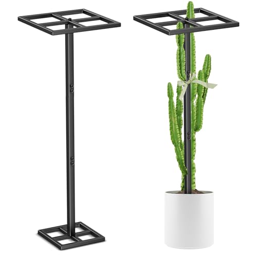 ODSNANIE Dragon Fruit Trellis, Adjustable Metal Dragon Fruit Plant Trellis Durable Vertical Support Frame for Climbing Plants Trees Cactus Roses Vines Garden Outdoor Indoor, 1 Pcs