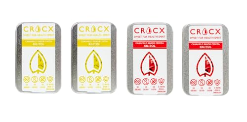 CRACX PACK SABOR 2 LIMON + 2 CEREZA 35GRM*4UDS - CARAMELOS DE XILITOL SIN AZUCAR