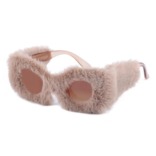 Lunettes de soleil pour femmes grand format marron clair idéales pour vos terrasses et voyages