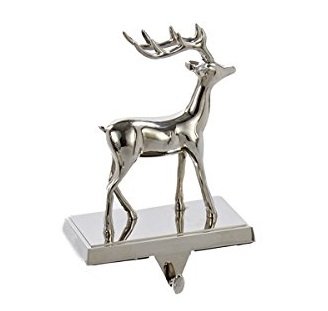 Photo 1 of **USED**  Klikel Metal Silver Reindeer Stocking Holder (Right)