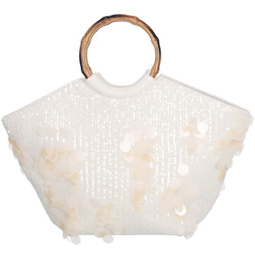 Bolso Tote Resort con Lentejuelas para Mujer miniatura 1
