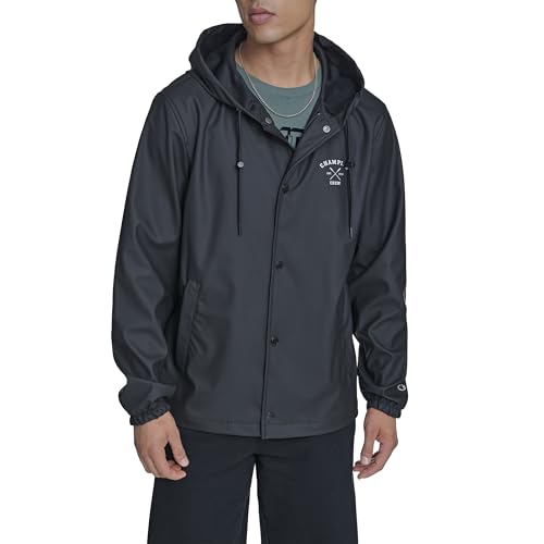 Image of Champion Men's Rubberized Rain Hoody Jacket
