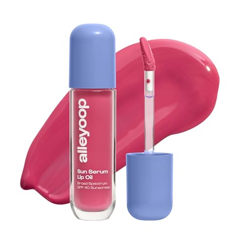 Alleyoop Sun Serum Lip Oil SPF 40 Tinted Lip Oil with SPF Hydrating Tinted Lip-Moisturizer for Women Lips Sunscreen for Cracked Lips Smooths & Soothes Vegan Travel-Friendly Whirlwind